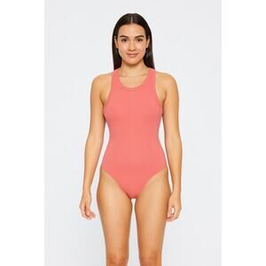 NWT Intimately Free People Racerback Thong Bodysuit - Canyon Clay, Size XS